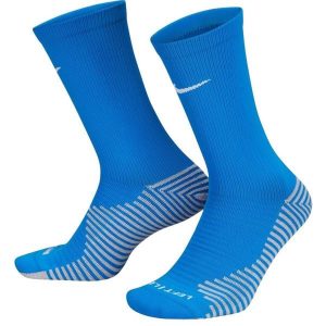 Skarpety Unisex Dla Dorosłych Strike Crew. Niebieskie skarpetki Nike, bez wzorów. Za 67,99 zł.
