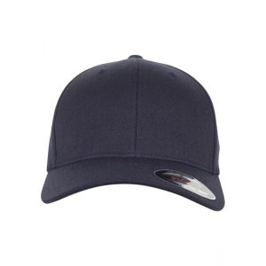 Czapka Flexfit wool blend. Czerwone czapki FLEXFIT, bez wzorów, z materiału, klasyczne. Za 88,60 zł.