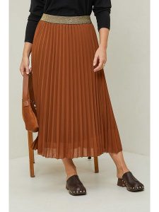 Curvy Lady Spódnica w kolorze karmelowym rozmiar: 44/46. Brązowe spódnice Curvy Lady, bez wzorów, klasyczne, maxi. Za 146,95 zł.