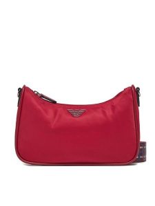 Emporio Armani Torebka Y3H293 YWS1E 80423 Czerwony. Czerwone listonoszki Emporio Armani, bez wzorów, ze skóry, bez dodatków. Za 609,99 zł.