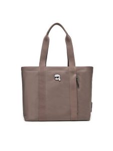 KARL LAGERFELD Torebka 235W3247 Beżowy. Brązowe shopper bag KARL LAGERFELD, bez wzorów, z materiału, bez dodatków. Za 679,99 zł.