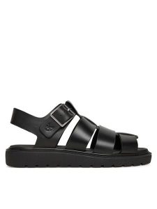 Calvin Klein Jeans Sandały Sq Molded Sdl Fisherman Mg Wn YW0YW01700 Czarny. Czarne sandały Calvin Klein Jeans, bez wzorów, z jeansu, bez obcasa, na płaskiej podeszwie, bez zapięcia. Za 269,99 zł.