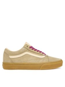 Vans Tenisówki Old Skool VN000D6WHK11 Beżowy. Brązowe trampki Vans, bez wzorów, ze skóry, bez zapięcia. Za 369,99 zł.