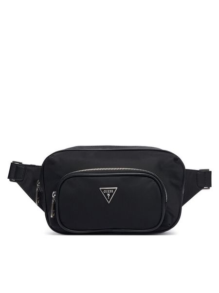 Guess Nerka Milano HMMINY P6331 Czarny. Czarne nerki i saszetki Guess, z aplikacjami, z materiału. Za 364,99 zł.