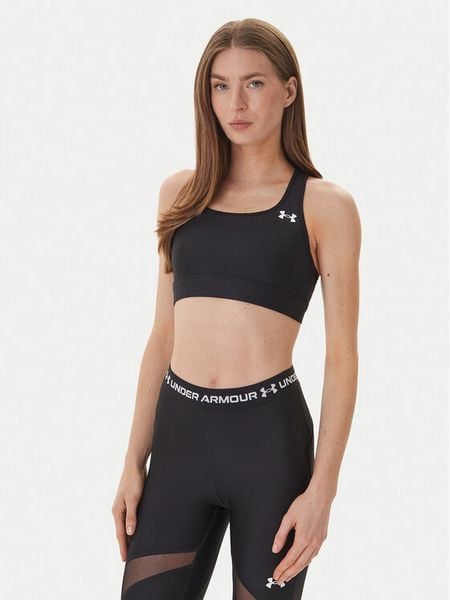 Under Armour Biustonosz sportowy HeatGear® 6011151 Czarny. Czarne biustonosze sportowe Under Armour, bez wzorów, z syntetyku. Za 129,99 zł.