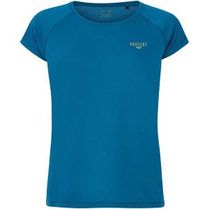 T-Shirt do surfingu damski PROTEST PRTHappy. Niebieskie koszulki sportowe Protest, bez wzorów, bez ramiączek. Za 189,99 zł.