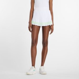 Spódnica damska New Balance WK51402WT – biała. Białe spódnice New Balance, m, bez wzorów, z materiału. Za 229,99 zł.