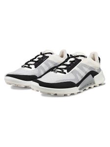 Ecco Sneakersy "Biom 2.1" w kolorze biało-czarnym rozmiar: 37. Białe trampki ecco, bez wzorów, z materiału, bez zapięcia. Za 266,66 zł.