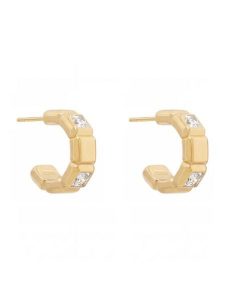 Guess Kolczyki JUBE06 183JW Złoty. Żółte kolczyki Guess, metalowe. Za 189,99 zł.