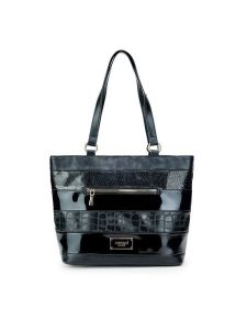 Monnari Torebka TORIMP0-24J-BAG4800-KM20D000-R00 Czarny. Czarne shopper bag Monnari, bez wzorów, ze skóry, bez dodatków. Za 299,99 zł.