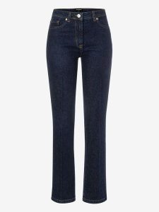 More & More Dżinsy - Regular fit - w kolorze granatowym rozmiar: 34. Niebieskie jeansy More & More, z aplikacjami, ze skóry, z podwyższonym stanem. Za 139,87 zł.