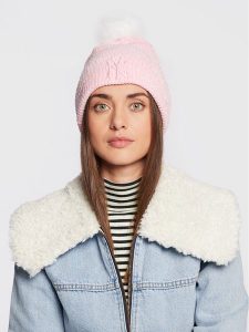 New Era Czapka New York Yankees Chenille Beanie 60284837 Różowy. Czerwone czapki New Era, bez wzorów, z poliesteru. Za 99,99 zł.