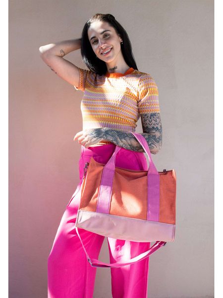 Fritzi aus Preußen Shopper bag w kolorze jasnoróżowo-czerwonym - 40 x 29,5 x 14 cm rozmiar: onesize. Czerwone shopper bag Fritzi aus Preußen, bez wzorów, z materiału, na ramię, bez dodatków. Za 126,45 zł.