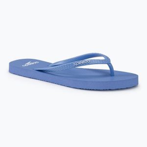 Japonki damskie Speedo Flip Flop. Niebieskie klapki Speedo, bez wzorów, bez obcasa. Za 68,99 zł.
