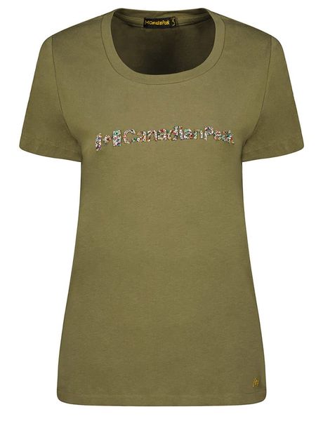 Canadian Peak Koszulka "Jefolleak" w kolorze khaki rozmiar: XL. Brązowe bluzki Canadian Peak, xl, bez wzorów, bez kołnierzyka, bez ramiączek. Za 43,78 zł.