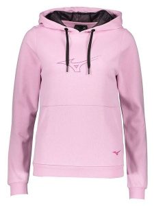 Mizuno Bluza w kolorze jasnoróżowym rozmiar: L. Różowe bluzy Mizuno, l, bez wzorów, z kapturem. Za 149,31 zł.