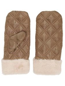 ONLY Rękawiczki w kolorze karmelowym rozmiar: onesize. Brązowe rękawiczki ONLY, bez wzorów, z polaru. Za 61,95 zł.