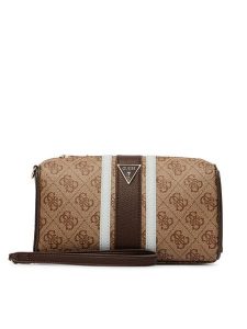 Guess Kosmetyczka PW7572 P6352 Brązowy. Brązowe torebki klasyczne Guess, z aplikacjami, ze skóry, bez dodatków. Za 264,99 zł.