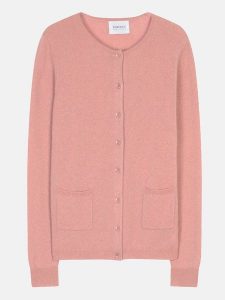 Perfect Cashmere Kaszmirowy kardigan "Amy" w kolorze jasnoróżowym rozmiar: L. Różowe kardigany Perfect Cashmere, z kaszmiru. Za 298,67 zł.