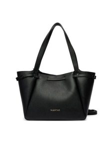 Valentino Torebka Medea VBS9Q801 Czarny. Czarne shopper bag Valentino, bez wzorów, ze skóry, bez dodatków. Za 719,99 zł.