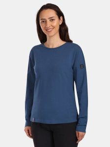 Kilpi Koszulka "Promox" w kolorze granatowym rozmiar: 40. Niebieskie bluzki Kilpi, bez wzorów, bez kołnierzyka, bez ramiączek. Za 73,99 zł.