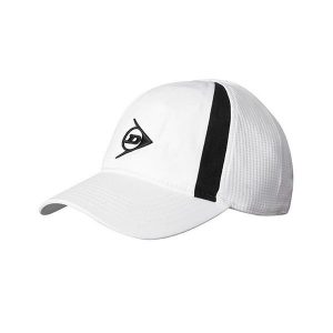 Czapka sportowa z daszkiem Dunlop Performance Cap. Białe czapki DUNLOP, bez wzorów, sportowe. Za 52,00 zł.