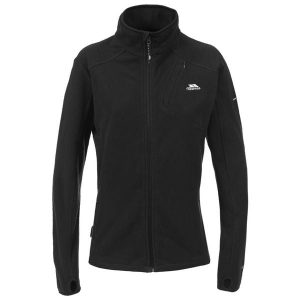 Trespass Saskia - Damski mikropolar At100 Czarny. Czarne kurtki Trespass, bez wzorów, bez kaptura. Za 242,99 zł.