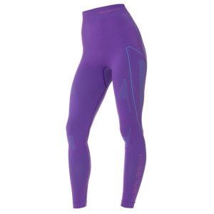 Termoaktywne damskie legginsy narciarskie Thermo. Fioletowe legginsy Brubeck, bez wzorów, z dzianiny. Za 149,99 zł.