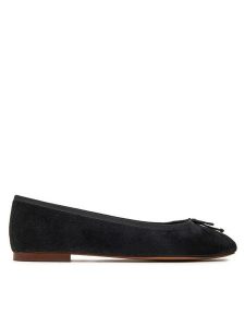Geox Baleriny D Marsilea D45W6A 02111 C9999 Czarny. Czarne balerinki Geox, bez wzorów, ze skóry, bez obcasa, bez zapięcia. Za 269,99 zł.