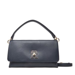 Torebka Tommy Hilfiger. Niebieskie torebki klasyczne TOMMY HILFIGER, bez wzorów, bez dodatków. Za 529,99 zł.