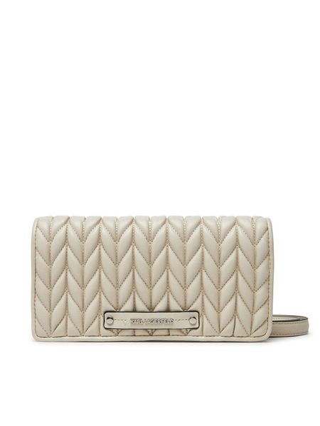 KARL LAGERFELD Torebka A2W32027 Szary. Szare listonoszki KARL LAGERFELD, bez wzorów, ze skóry, bez dodatków. Za 429,99 zł.