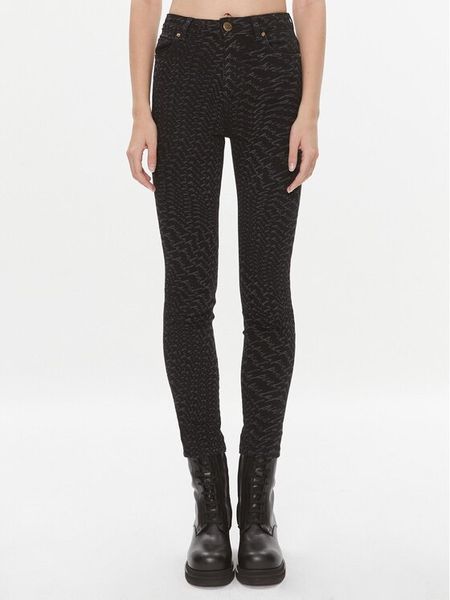 Pinko Jeansy Susan 100163 A14Y Czarny Skinny Fit. Czarne jeansy Pinko, bez wzorów, z bawełny. Za 559,99 zł.