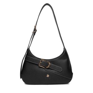 Torebka Beverly Hills Polo Club. Czarne torebki klasyczne Beverly Hills Polo Club, bez wzorów, bez dodatków. Za 219,99 zł.