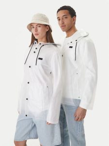 Hunter Kurtka przeciwdeszczowa Izzy HARU0001261 Przezroczysty Regular Fit. Kurtki Hunter, m, bez wzorów, z syntetyku, bez kaptura. Za 429,99 zł.