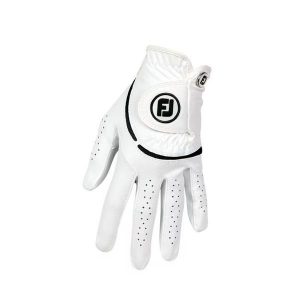 Rękawica do golfa damska Footjoy Weathersof dla praworęcznych. Rękawiczki FOOTJOY, bez wzorów, z dzianiny. Za 69,99 zł.
