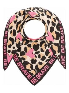 Zwillingsherz Chusta trójkątna "Be Brave" w kolorze beżowym - 200 x 130 cm rozmiar: onesize. Brązowe apaszki i chusty Zwillingsherz, bez wzorów, z bawełny. Za 126,99 zł.