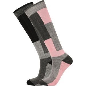 Skarpetki narciarskie Whistler Corsicana 2-Pack. Czerwone skarpetki WHISTLER, bez wzorów. Za 89,99 zł.