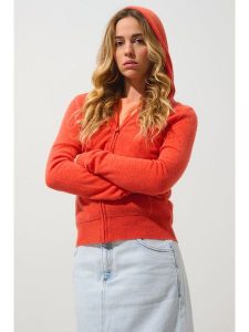 AUTHENTIC CASHMERE Kaszmirowy kardigan "Colombis" w kolorze pomarańczowym rozmiar: XXL. Pomarańczowe kardigany AUTHENTIC CASHMERE, z kaszmiru. Za 426,40 zł.