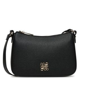Torebka Nine West. Czarne listonoszki Nine West, bez wzorów, bez dodatków. Za 159,99 zł.