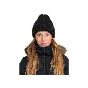 Czapka zimowa dla Kobiety TRAM Czarny. Czarne czapki Roxy, bez wzorów, z materiału. Za 119,99 zł.