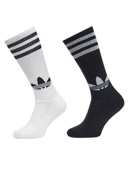 Adidas Skarpety długie Knee JC8878 Biały. Białe skarpetki ADIDAS, bez wzorów, z bawełny. Za 69,99 zł.
