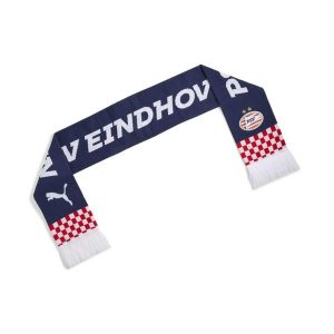Szalik Essentials PSV Eindhoven PUMA. Białe szaliki Puma, na jesień, bez wzorów, z dzianiny. Za 109,00 zł.