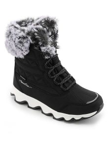 Alpine Pro Kozaki zimowe "Kolata" w kolorze czarnym rozmiar: 37. Czarne kozaki Alpine Pro, na zimę, bez wzorów, z materiału, bez obcasa, bez zapięcia. Za 308,18 zł.