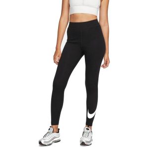 Legginsy damskie Nike Sportswear Classics. Czarne legginsy Nike, bez wzorów. Za 169,99 zł.