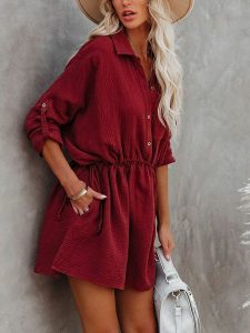 Milan Kiss Sukienka w kolorze bordowym rozmiar: XL. Czerwone sukienki Milan Kiss, xl, bez wzorów, z wiskozy, bez kołnierzyka, bez ramiączek, mini. Za 165,99 zł.