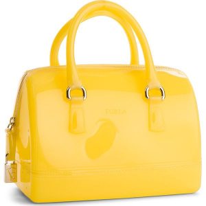 Torebka FURLA - Candy 941238 B BAS8 PL0 Cedro d. Żółte kuferki marki Furla, z tworzywa sztucznego. W wyprzedaży za 469,00 zł.