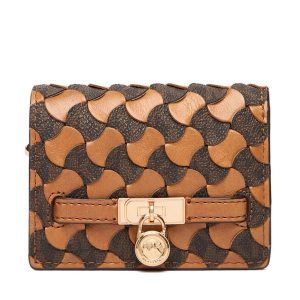 Portfel MICHAEL Michael Kors. Brązowe portfele MICHAEL Michael Kors, bez wzorów. Za 480,99 zł.