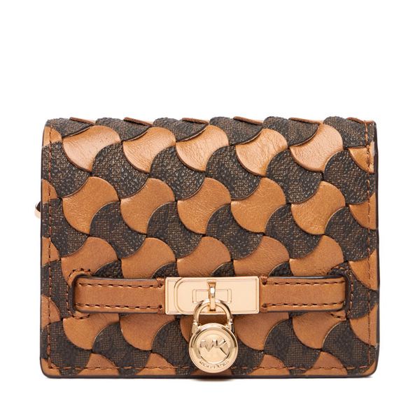 Portfel MICHAEL Michael Kors. Brązowe portfele MICHAEL Michael Kors, bez wzorów. Za 480,99 zł.