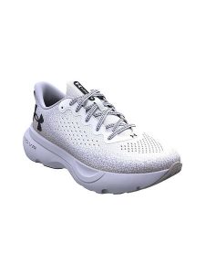 Under Armour Buty "Infinite" w kolorze biało-beżowym do biegania rozmiar: 42. Białe buty sportowe Under Armour, bez wzorów, z materiału, bez zapięcia, do biegania. Za 285,49 zł.