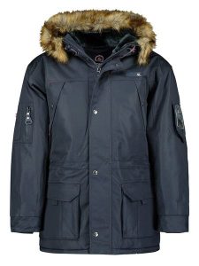 Canadian Peak Parka "Airstop" w kolorze granatowym rozmiar: M. Niebieskie płaszcze Canadian Peak, m, bez wzorów, bez kaptura. Za 219,60 zł.